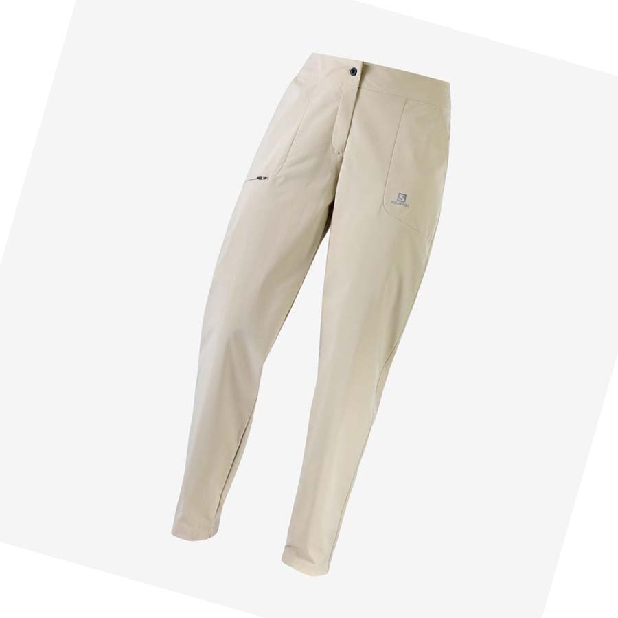 Pantalones Salomon WAYFARER CITY Mujer Blancos | MX 2382GSO